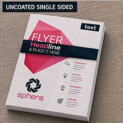 Flyers - Uncoated Single Sided